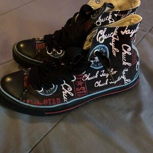 Converse Kids High-Top Sneakers - Black and White